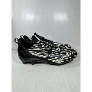 Size 14 Mens adidas Adizero 12.0 Football Cleats Glow in the Dark Black IE5447